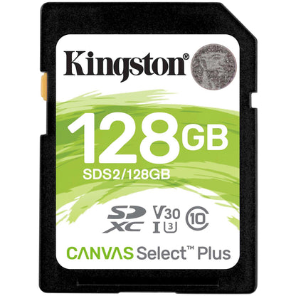 SDXC карта памет Kingston Canvas Select Plus, 128Gb, Class 10 / UHS-1 U1 SDS2/128GB-SD 