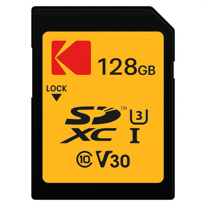 Карта памет SDXC Kodak, 128Gb, Клас 10 / UHS-1 U3 EKMSD128GXC10HPRK