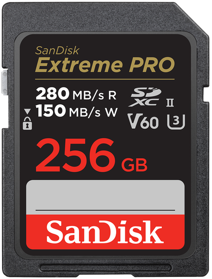 SDXC карта памет SanDisk Extreme Pro, 256GB, Клас 10 / UHS-2 U3 SDSDXEP-256G-GN4IN