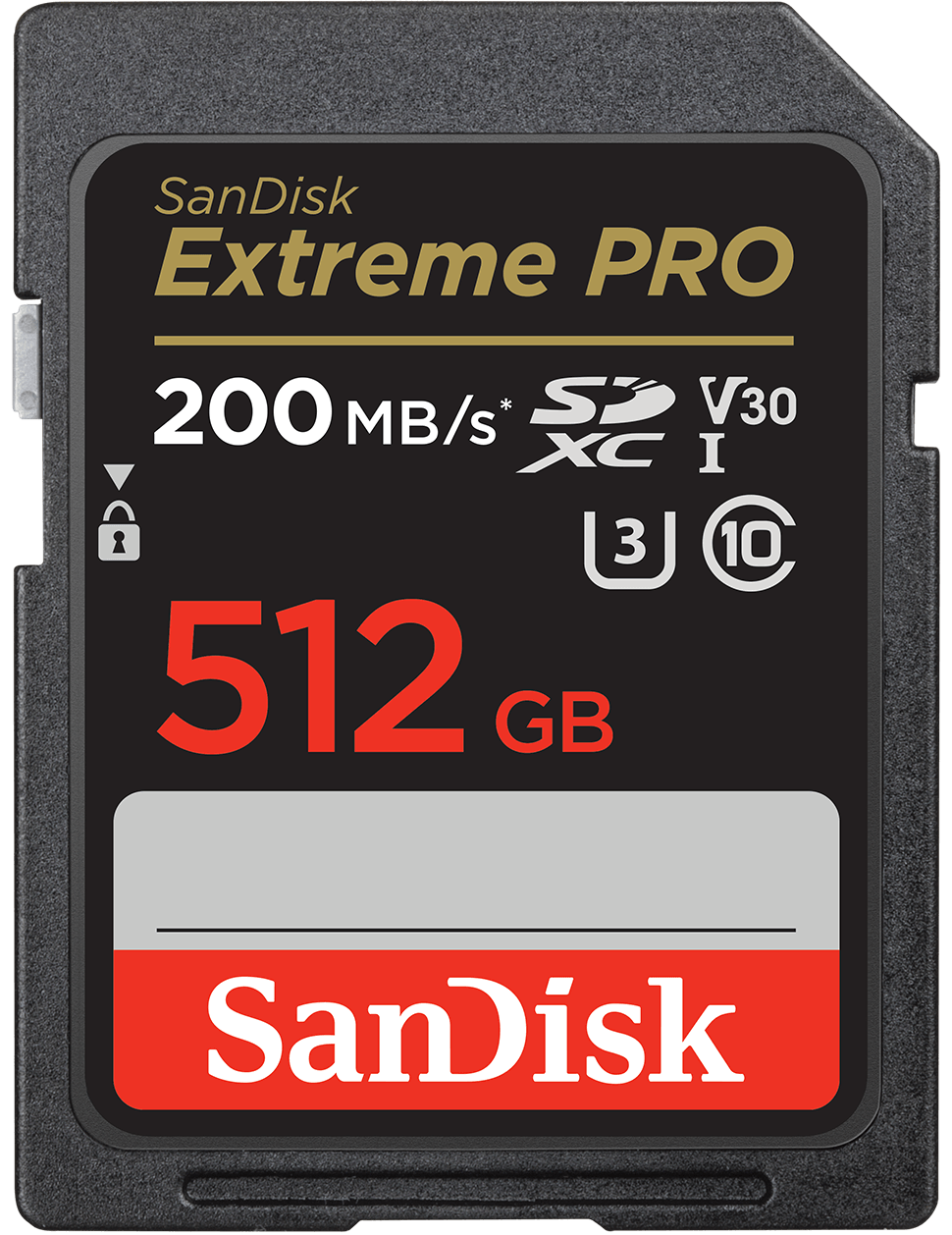 Карта памет SDXC SanDisk Extreme Pro, 512Gb, Клас 10 / UHS-1 U3 SDSDXXD-512G-GN4IN