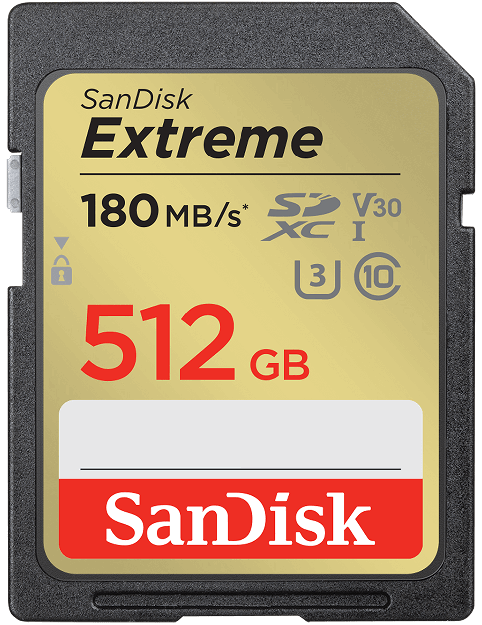 SDXC карта памет SanDisk Extreme, 512GB, Клас 10 / UHS-1 U3 SDSDXVV-512G-GNCIN