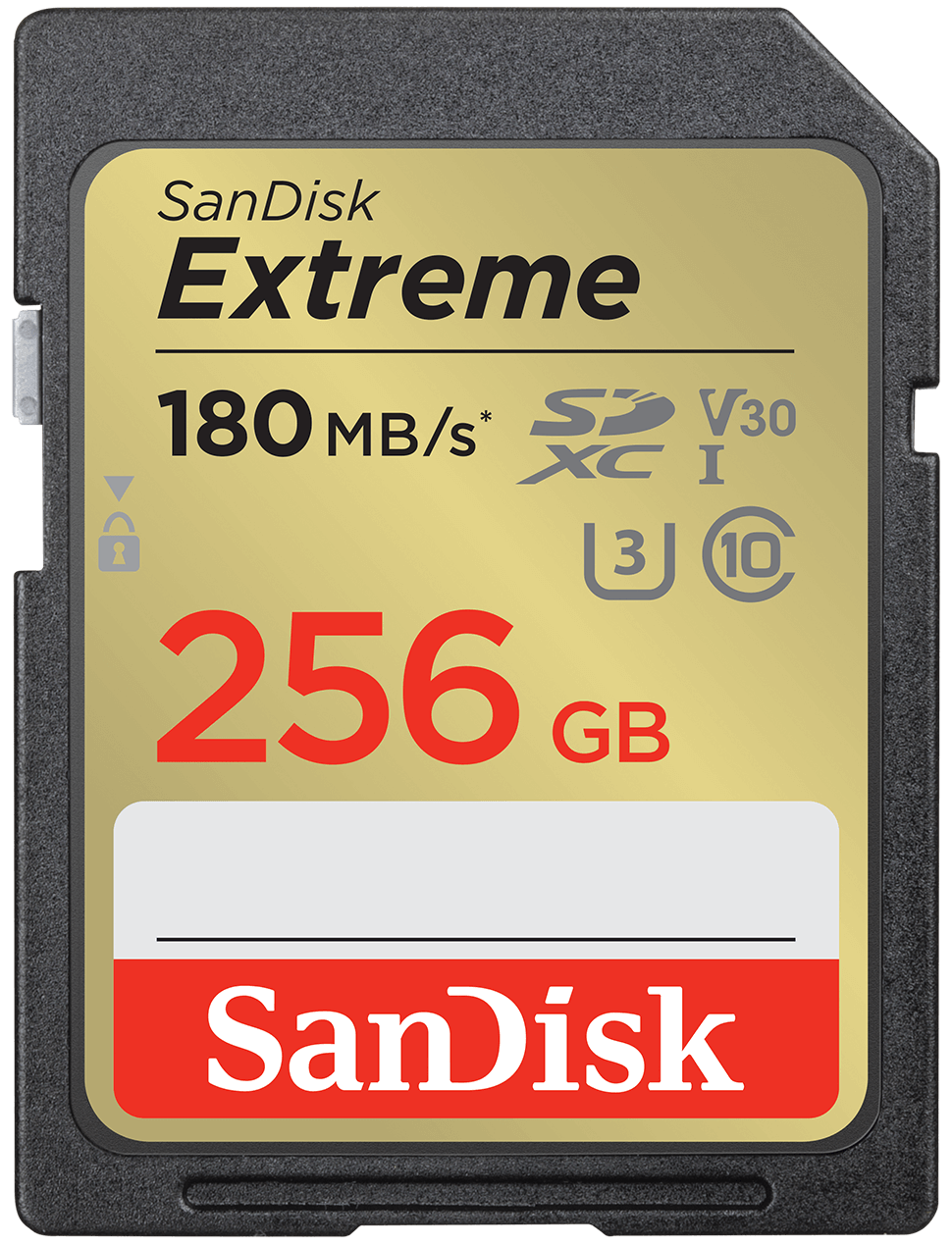 SDXC карта памет SanDisk Extreme, 256GB, Клас 10 / UHS-1 U3 SDSDXVV-256G-GNCIN