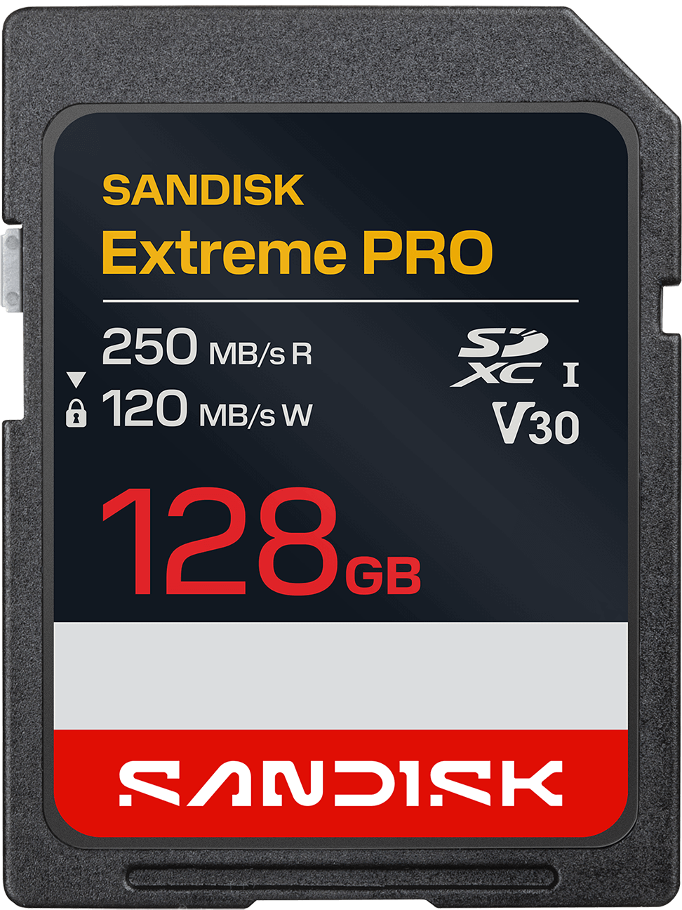 SanDisk Extreme Pro SDXC Memory Card, 128GB, Class 10 / UHS-I U3 SDSDXXJ-128G-GSCIN