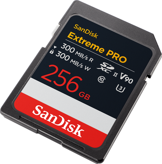 SDXC карта памет SanDisk Extreme Pro, 256Gb, Клас 10 / UHS-2 U3 SDSDXDM-256G-GN4IN