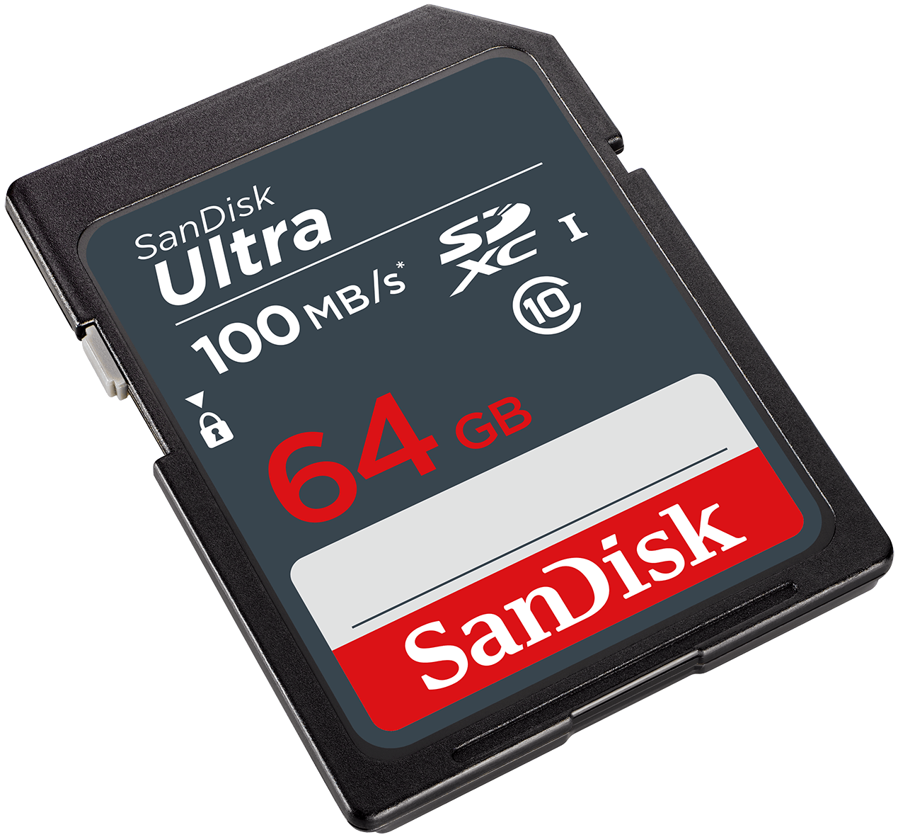 Карта памет SDXC SanDisk Ultra, 64Gb, Клас 10 SDSDUNR-064G-GN3IN