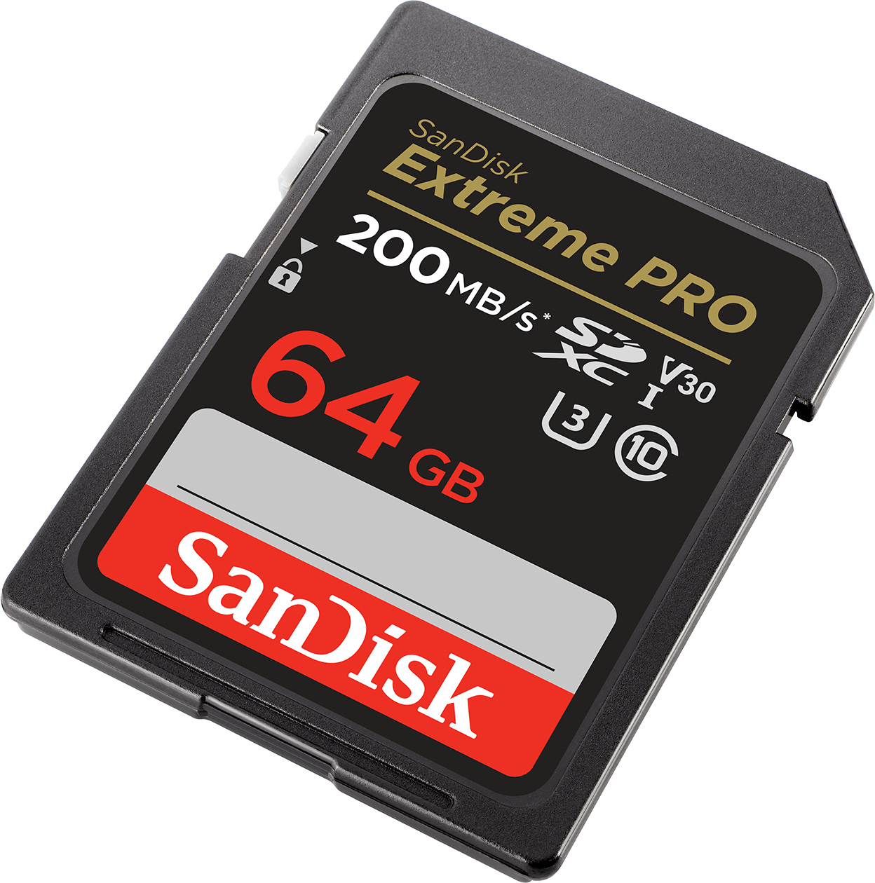 Карта памет SDXC SanDisk Extreme Pro, 64Gb, Клас 10 / UHS-1 U3 SDSDXXU-064G-GN4IN