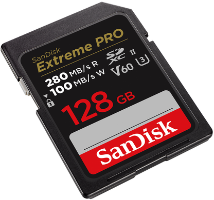 Карта памет SDXC SanDisk Extreme Pro, 128Gb, Клас 10 / UHS-2 U3 SDSDXEP-128G-GN4IN