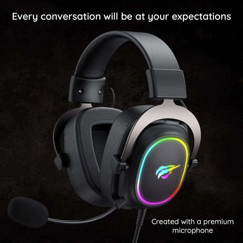 Гейминг слушалки 3.5mm HAVIT H2002P, 2m, Черни