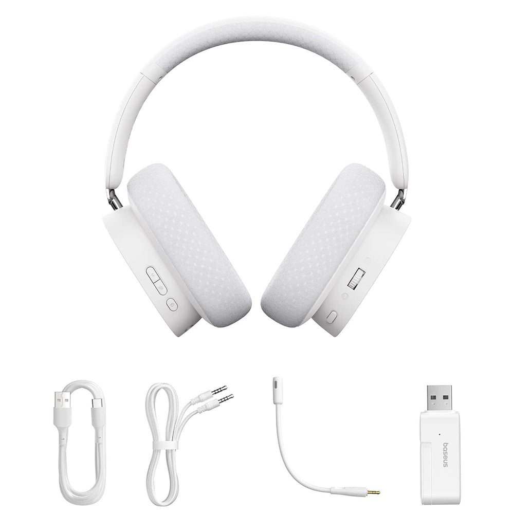 Геймърски безжични слушалки Baseus AeQur GH02, RGB, BT / Wi-Fi / Wired, Черни A00050800113-Z1