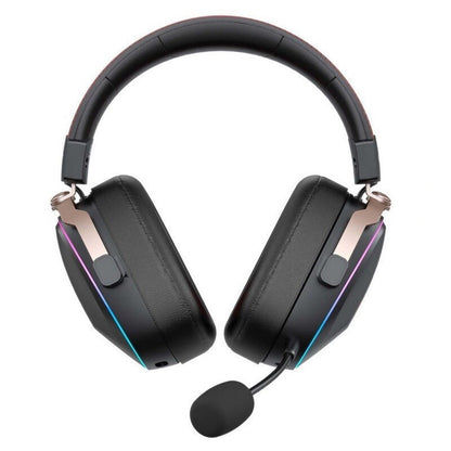 Геймърски безжични слушалки HAVIT H2039BG, RGB, BT / Wi-Fi / Wired, Черно Окра