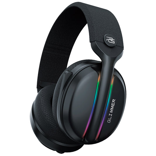 Слушалки за игри Proove Glimmer Wireless, RGB, BT / Wi-Fi / Wired, Черно-лилави WHGL00022016