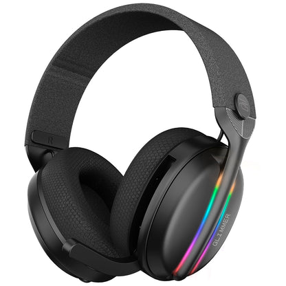 Слушалки за игри Proove Glimmer Wireless, RGB, BT / Wi-Fi / Wired, Черно-лилави WHGL00022016