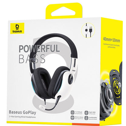 Слушалки USB-A Baseus GoPlay 1+ Max, Бели A00181003213-00