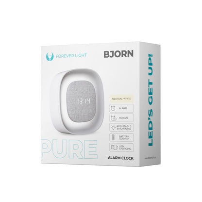 Дигитален часовник Forever Pure FNL-03 Bjorn, бял