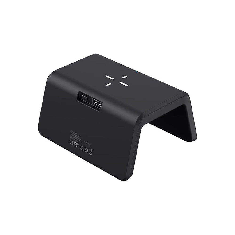 Цифров часовник HAVIT W320 с безжично зареждане QI, Черен