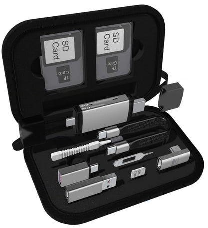 USB / USB-C Card Reader OEM OmniLink Pro-002 Travel, 7in1, Gray