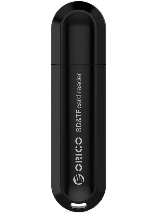 Четец на карти USB 3.0 Orico CRS21, SD - microSD, Черен