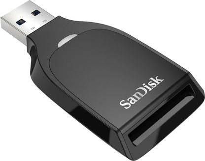 SanDisk USB 3.0 Card Reader, SD, Black SDDR-C531-GNANN