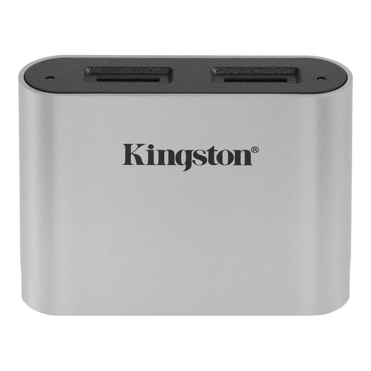 Четец на карти Kingston Workflow USB 3.2, Dual microSD, сив WFS-SDC 