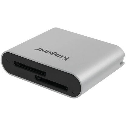 Четец за карти USB-C Kingston Workflow, Dual SD, Сив WFS-SD