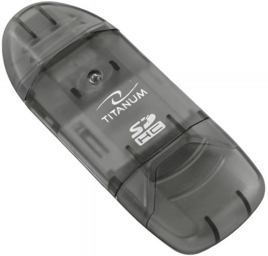 USB четец за карти Esperanza Titanum TA101K, SD, Черен