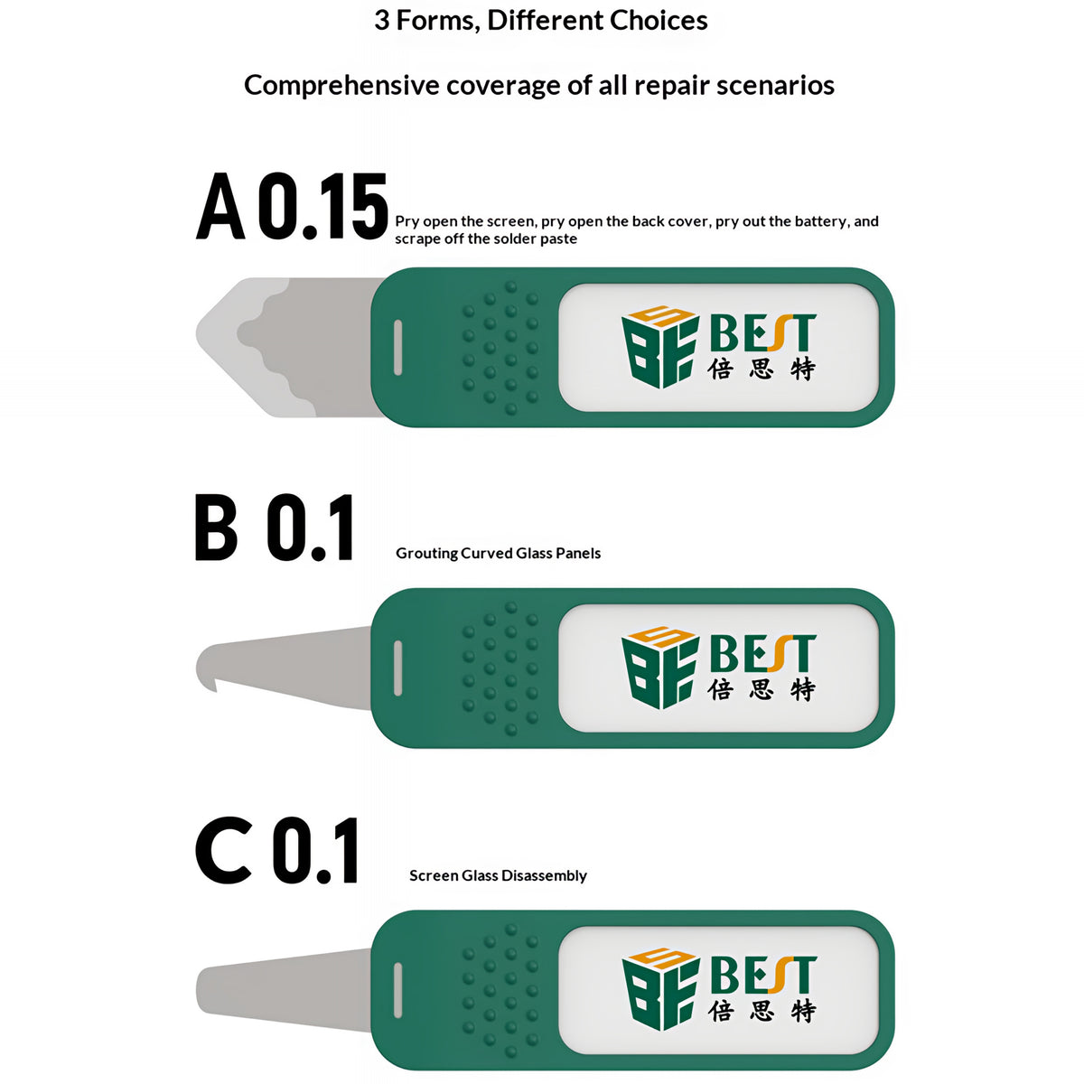Clips Metalic Best BST-146, 3in1