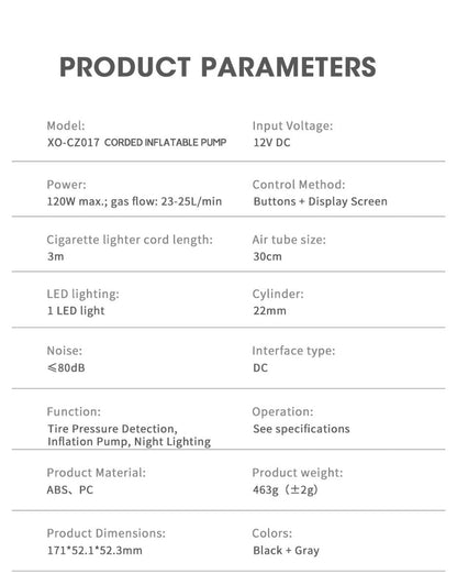 XO Design CZ017 Auto Compressor