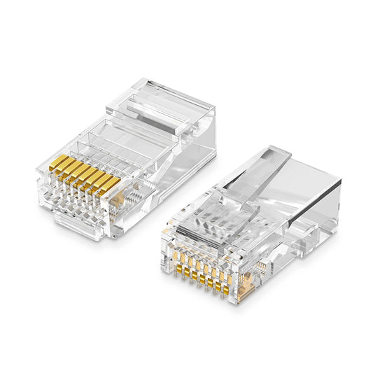 Мрежов конектор UGREEN NW110, RJ45, Cat5/5e, комплект 100 броя
