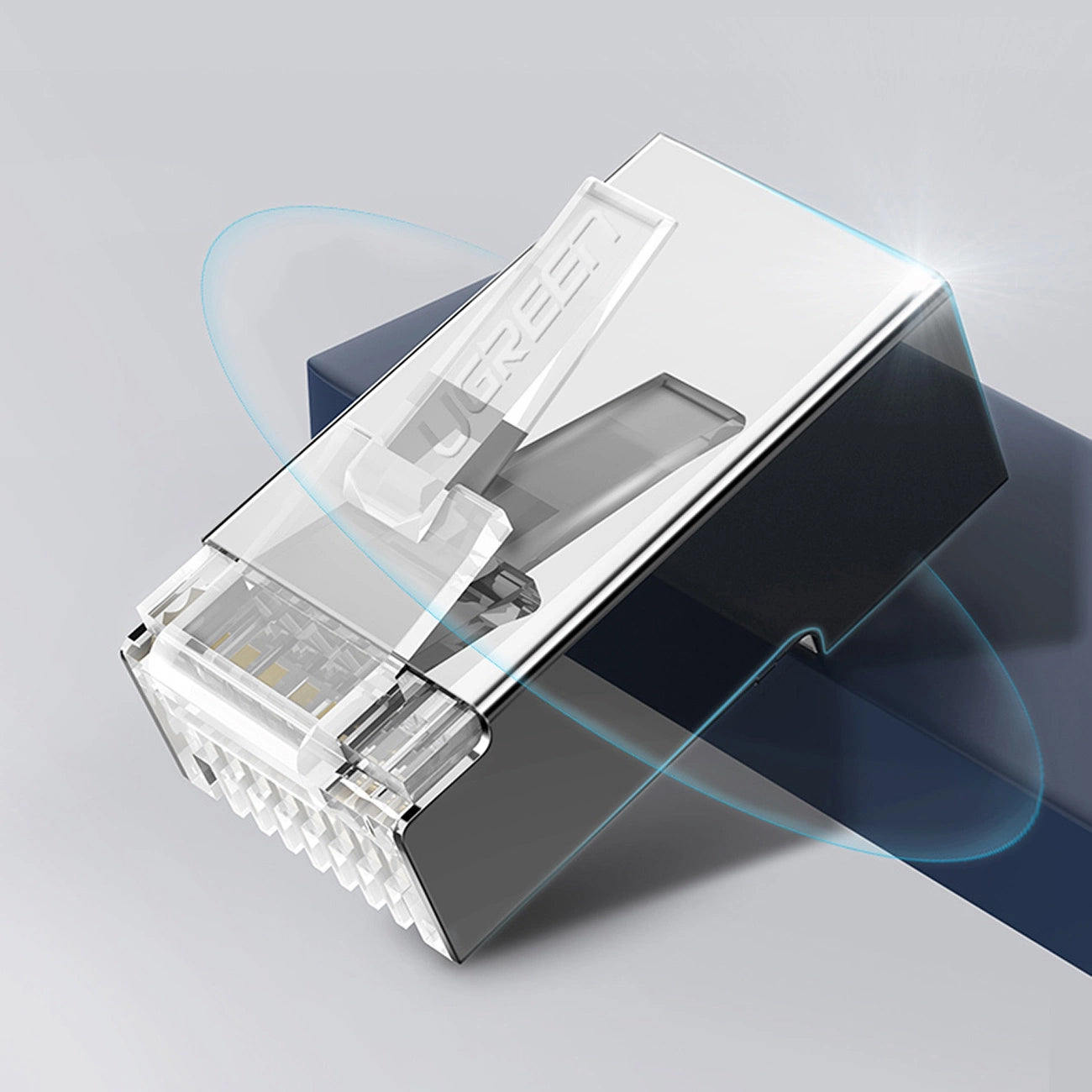 Мрежов конектор UGREEN NW111, RJ45, Cat6, комплект 50 броя