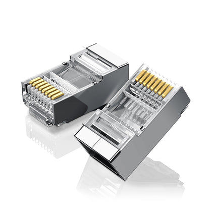 Мрежов конектор UGREEN NW111, RJ45, Cat6, комплект 50 броя