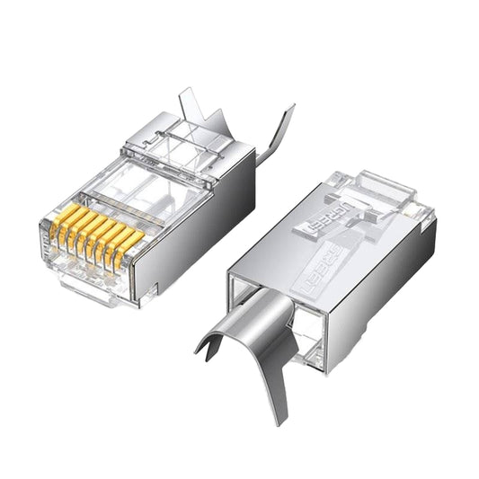 Мрежов конектор UGREEN NW123, RJ45, Cat6A/7, комплект от 10 броя
