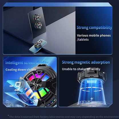 Techsuit P60 Gaming Phone Cooler, Black