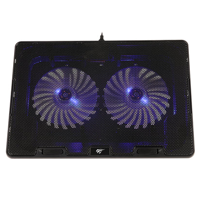 Cooler HAVIT F2083 за лаптопи 9 инча - 17 инча, Черен
