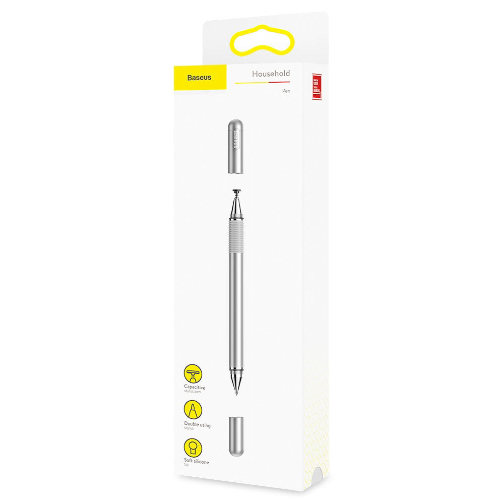 Писалка Baseus 2в1 Touch Pen, сребриста ACPCL-0S