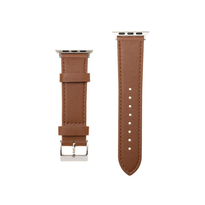 Каишка Fixed Leather за Apple Watch 49mm / 46mm / 45mm / 44mm / 42mm Series, Кафява
