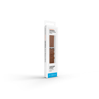 Каишка Fixed Leather за Huawei Watch / Xiaomi Watch Series, 22mm, Черна