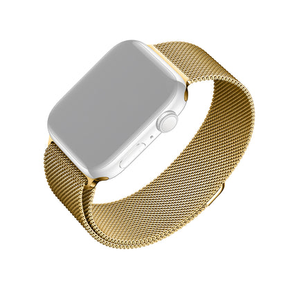 Каишка Fixed Mesh за Apple Watch 42mm / 41mm / 40mm / 38mm Series, Златиста