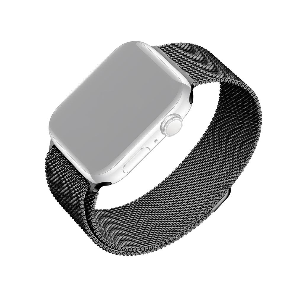 Каишка Fixed Mesh за Apple Watch 42mm / 41mm / 40mm / 38mm Series, Черна