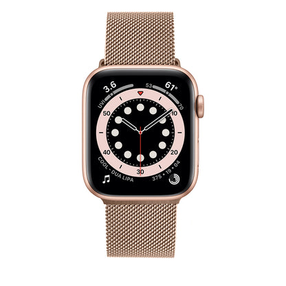 Каишка Fixed Mesh за Apple Watch 42mm / 41mm / 40mm / 38mm Series, Розово Злато