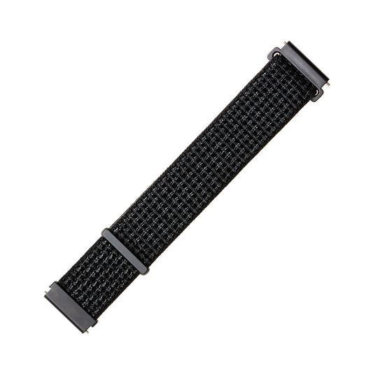 Fixed Nylon Strap for Huawei Watch / Xiaomi Watch Series, 22mm, Matte Black