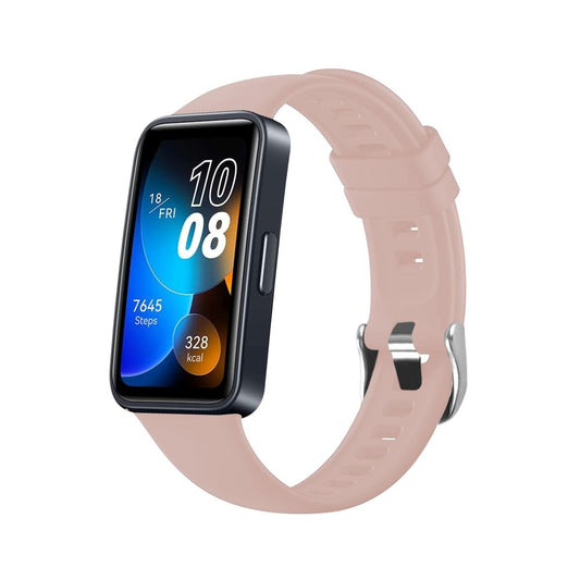 Каишка Fixed Silicone за Huawei Band 10 / 9 / 8, Розова