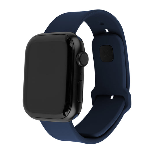 Каишка Fixed Silicone Sporty за Apple Watch 42mm / 41mm / 40mm / 38mm Series, Синя
