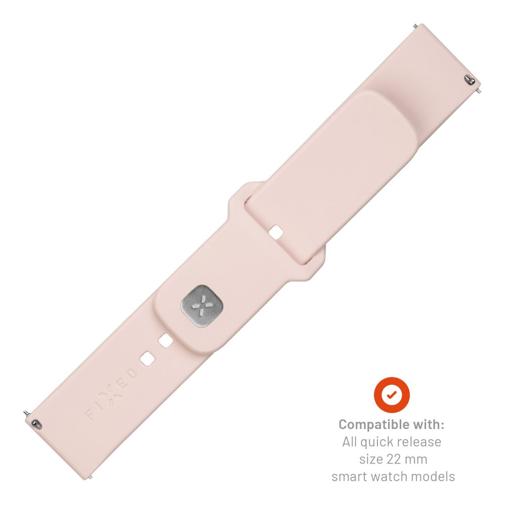 Каишка Fixed Silicone Sporty за Huawei Watch / Xiaomi Watch Series, 22mm, Розова