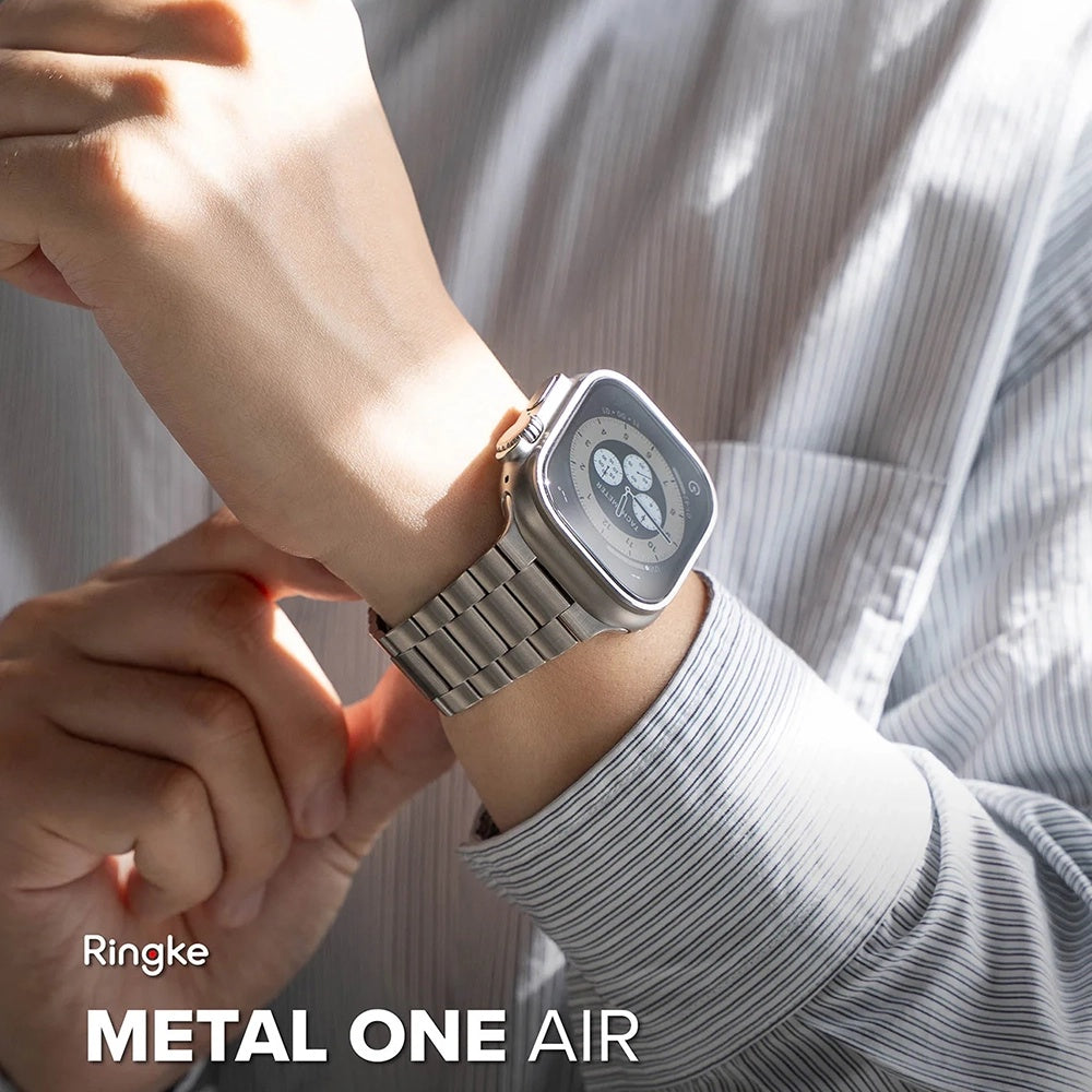 Каишка Ringke Metal One Air за Apple Watch 49mm / 46mm / 45mm / 44mm Series, Сребриста