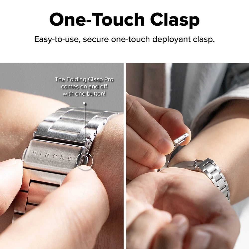 Каишка Ringke Metal One Air за Apple Watch 49mm / 46mm / 45mm / 44mm Series, Сребриста