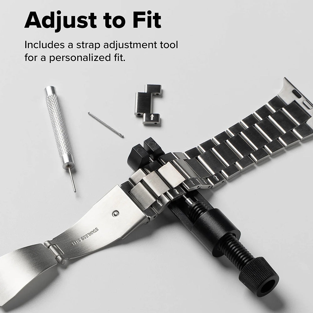 Каишка Ringke Metal One Air за Apple Watch 49mm / 46mm / 45mm / 44mm Series, Сребриста