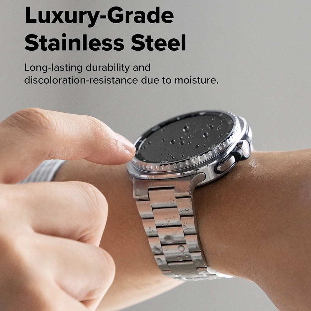 Каишка Ringke Metal One Air за Samsung Galaxy Watch8 / Watch8 Classic Series, Сребриста