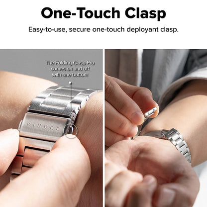 Каишка Ringke Metal One Air за Samsung Galaxy Watch8 / Watch8 Classic Series, Сребриста