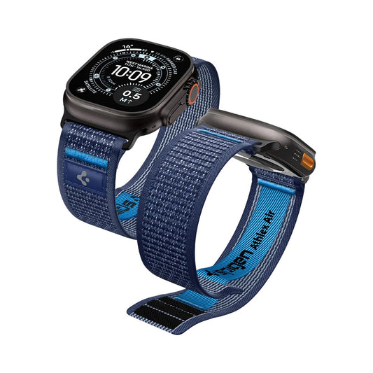 Каишка Spigen Athlex Air 2 за Apple Watch 49mm / 46mm / 45mm / 44mm Series, тъмносиня AMP10608