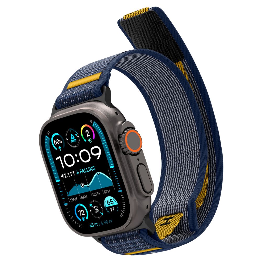 Spigen Athlex Air Strap for Apple Watch 49mm / 46mm / 45mm / 44mm Series, Navy Blue